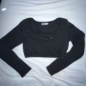 Adika long sleeve crop top